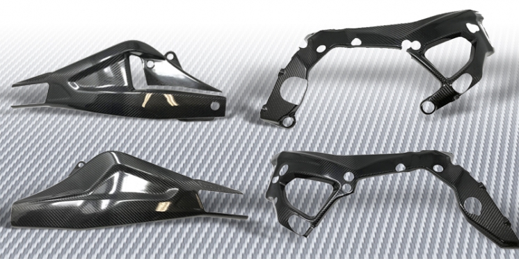 NEW PRODUCT: Carbon Fiber Frame and Swingarm protectors kits for BMW S1000RR 2019